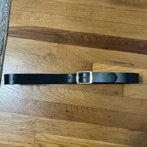 SHEIN Black Belt with gold Buckle